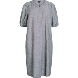 Zizzi - Vlina - Jurk - Olijfgroen - 7/8 Lengte - Losse Pasvorm