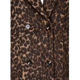 Zizzi - Manteljas - Zwart - Dames - Reverskraag - Lange Mouwen