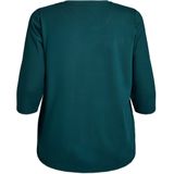 ACTIVE By Zizzi - Sportshirt - Donkergroen - Plus Size