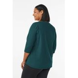 ACTIVE By Zizzi - Sportshirt - Donkergroen - Plus Size