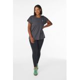 ACTIVE By Zizzi - Sportshirt - Grijs - Plus Size