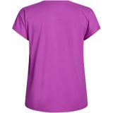 ACTIVE By Zizzi - Sport T-shirt - Paars - Plus Size