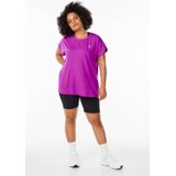 ACTIVE By Zizzi - Sport T-shirt - Paars - Plus Size