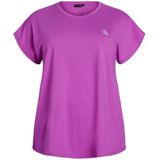 ACTIVE By Zizzi - Sport T-shirt - Paars - Plus Size