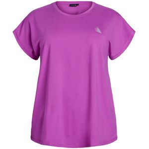 ACTIVE By Zizzi - Sport T-shirt - Paars - Plus Size