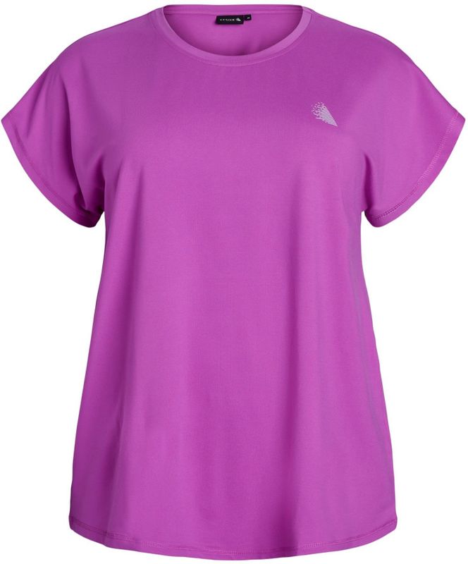 ACTIVE By Zizzi - Sport T-shirt - Paars - Plus Size