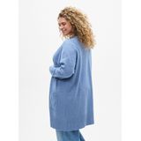 Zizzi - CASUNNY - Gebreid Vest - Polyester - Lange Mouwen