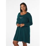 Zizzi - MALLY - Nachthemd - Donkergroen