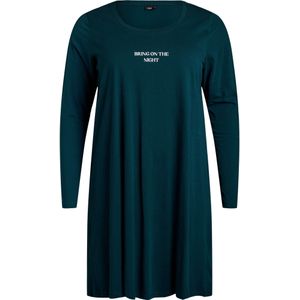 Zizzi - MALLY - Nachthemd - Donkergroen