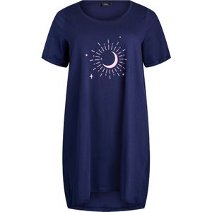 Zizzi - MALLY - Nachthemd - Donkerblauw