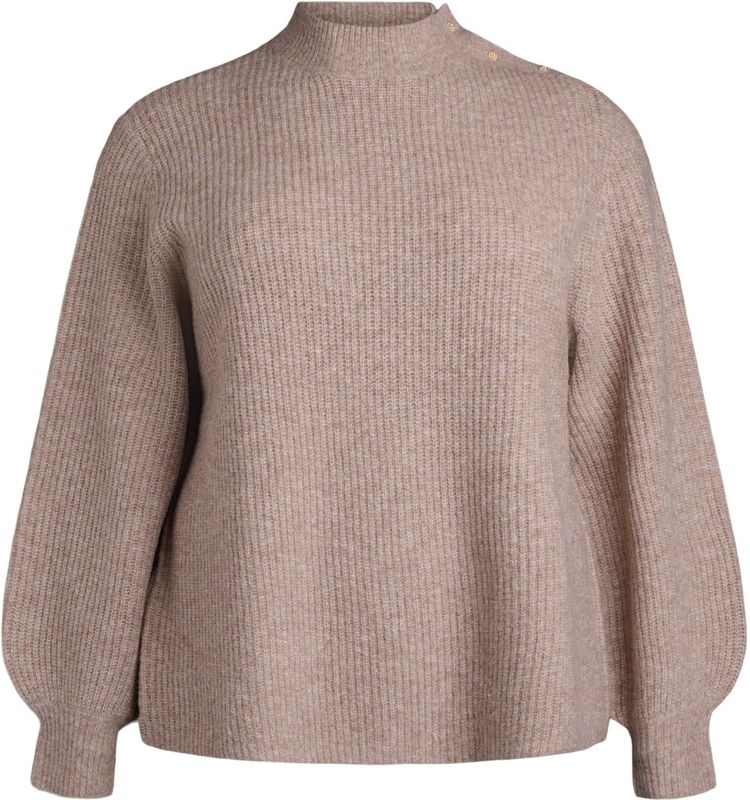 Zizzi - Coltrui - Beige - Met Wol