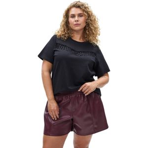 Zizzi - T-shirt - Zwart