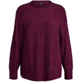Zizzi - Gebreide Trui - Aubergine