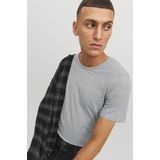 Jack and Jones T-shirt Lichtgrijs C-Neck Casual