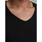 Jack Jones - Heren - V-hals T-shirt - Zwart