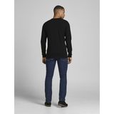 Jack & Jones Ronde hals T shirt Zwart LS