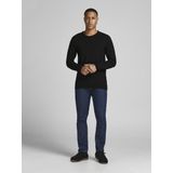Jack & Jones Ronde hals T shirt Zwart LS