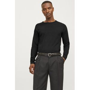 Jack & Jones Ronde hals T shirt Zwart LS