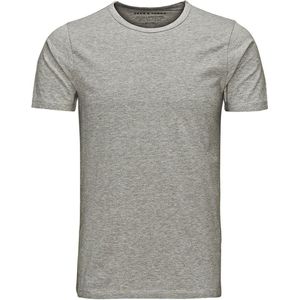 Jack and Jones T-shirt Lichtgrijs C-Neck Casual