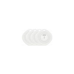 Aeroz TAG-1000 White (4-pack) Key Finder voor gebruik met iPhone - Werkt met de, Andere smartphone accessoires