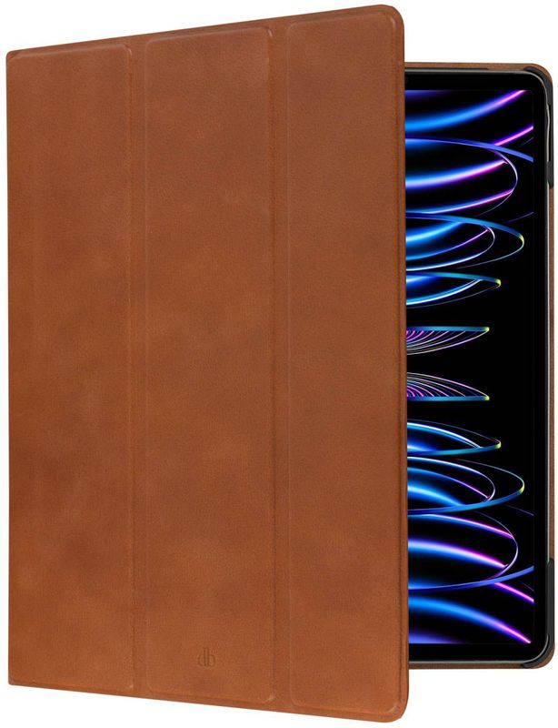 dbramante1928 Risskov Tablet-Hülle für Apple iPad Pro 12,9" 5. Gen (2021) braun