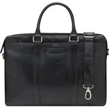 dbramante1928 Silkeborg Laptoptas 14 inch - Echt leer - Hunter Dark