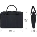 dbramante1928 Stelvio Laptoptas 14 inch - Gerecycled materiaal - Zwart