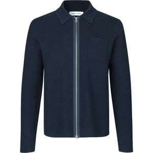 Samsøe Samsøe - Blue Night - Cardigan - Blauw - Viscose Eco Vero™ Blend