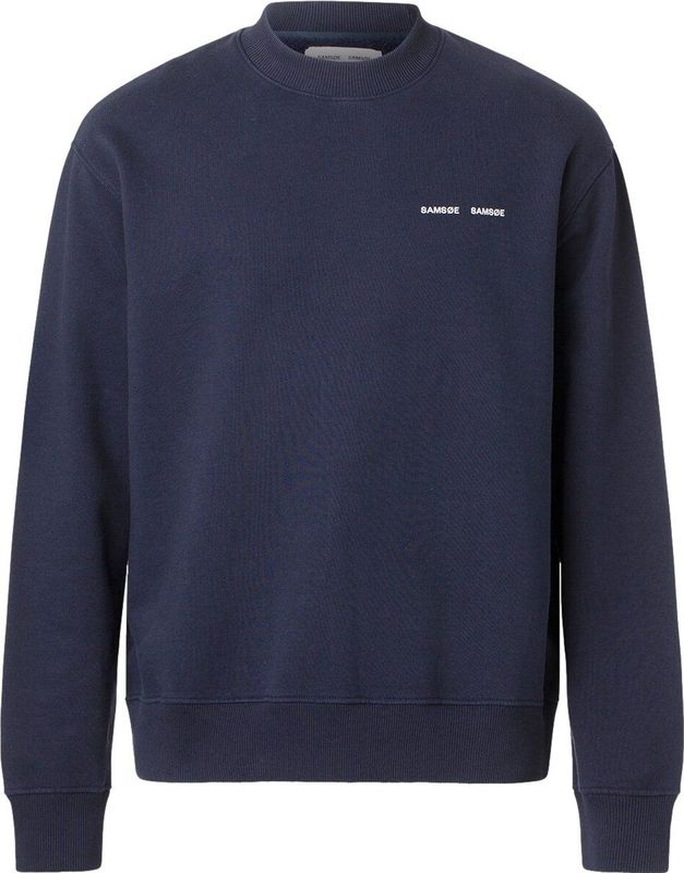 Samsøe Samsøe, Heren, Sweatshirts & Hoodies, Blauw, Maat: XS