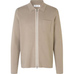 Samsøe Samsøe Gebreid vest 'Guna'  beige