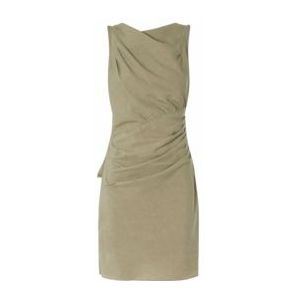 Samsoe Samsoe - Sahira Short - Jurk - Licht Olijf