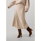 Neo Noir - Rok Bovary - Wit - Damesrok - Midi-lengte - Satijnstof