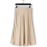 Neo Noir - Rok Bovary - Wit - Damesrok - Midi-lengte - Satijnstof