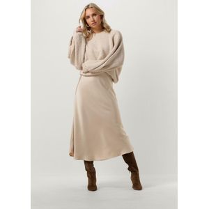 Neo Noir - Rok Bovary - Wit - Damesrok - Midi-lengte - Satijnstof