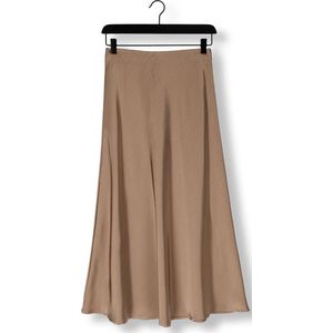 Neo Noir - Rok Bovary - Taupe - Damesrok - Midi-lengte