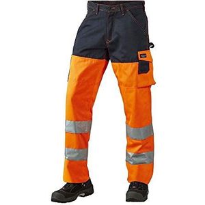 J.A.K. 920750088 Serie 9207 tuinbroek 65% polyester/ 35% katoen, grijs/zwart, 50 R (35/32) maat, Grijs/Zwart