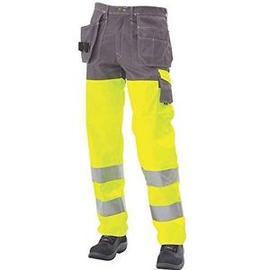 J.A.K. 920446B112 Serie 9204 65% polyester/35% katoen taillebroek met hangzakken, marine/koningsblauw, 62 L (44/35) maat