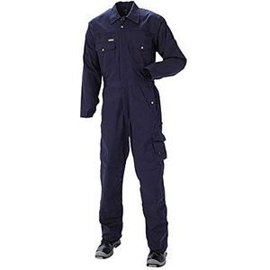 J.A.K. 91040507 Serie 9104 65% polyester/35% katoen werkpak, marine, 4XL maat