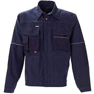 J.A.K. 15020501 Serie 1502 60% katoen / 40% polyester blousonjas, Marine, S Maat