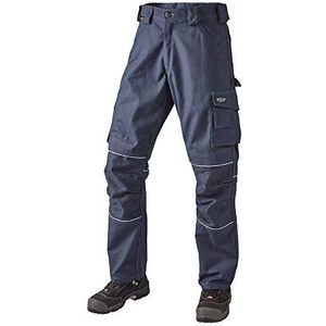 J.A.K. 150005B088 Serie 1500 60% katoen / 40% polyester taillebroek, marine, 50 L (35/35) maat