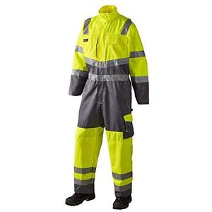 JAK 11108 High Vis Overall | Geel/Grijs | 3XL