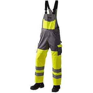 JAK 11107 High Vis Am. Overall | Geel/Grijs | 50L (34/35)