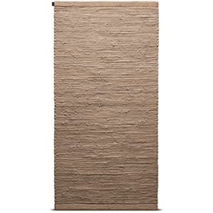 RUG SOLID, Katoenen tapijt, Nougat, 65 x 135 cm