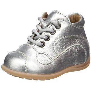 Bisgaard Babyschoenen voor meisjes om te leren lopen, Zilver 01 Silver, 18 EU