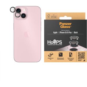 PanzerGlass Camera Protector Hoop Optic Rings voor de Apple iPhone 15 / 15 Plus