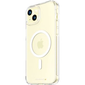 Panzerglass ® HardCase Transparent w. White MagSafe & D3O® iPhone 15 Plus mobiele telefoon behuizingen 17 cm (6.69 inch) Hoes Transparant
