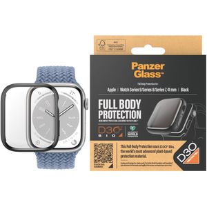 PanzerGlass– FullBody Apple Watch 9 klein – Schwarz mit D3O
