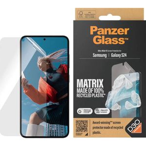 PanzerGlass MATRIX Screen Protector with D3O Samsung Galaxy S24 | Ultra-Wide Fit w. AlignerKit