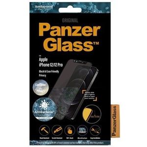 PanzerGlass Apple iPhone 12/12 Pro Privacy Case Friendly - Zwart