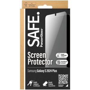 PanzerGlass SAFE Ultra-Wide Fit Screenprotector Refresh incl. applicator voor de Samsung Galaxy S24 Plus